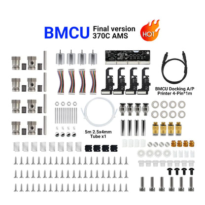 BMCU 370C AMS Lite Auto Refill Farm Unit Bidirectional Buffering Sensor for Bamboolab A1/A1MINI/P1 MMU 3D Printer Durable&Tested
