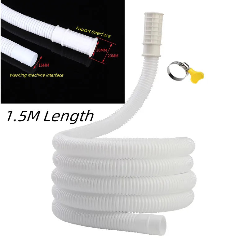 1-4M Washing Machine Draining Hose Plastic Tube Pipe  Extension Drainpipe for Air Conditioner Kitchen Faucet Accessories