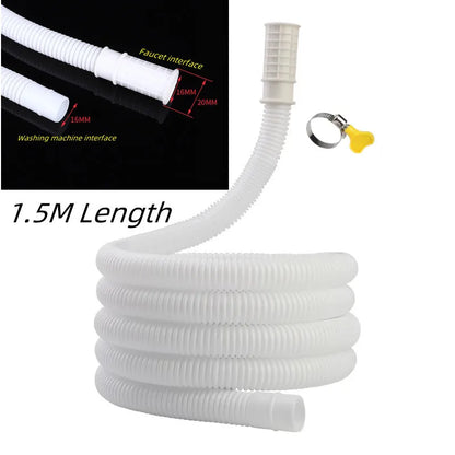 1-4M Washing Machine Draining Hose Plastic Tube Pipe  Extension Drainpipe for Air Conditioner Kitchen Faucet Accessories