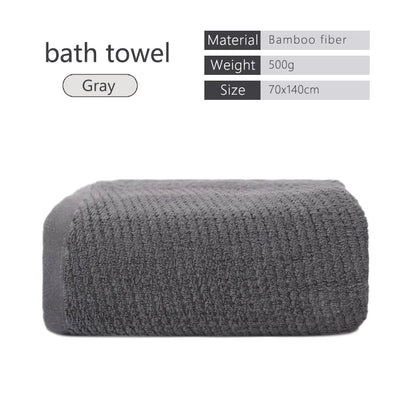Bamboo Fiber Towels Sets Home Bath Towels for Adults Face Towel Thick Absorbent Luxury Bathroom Towels Hand Towels Quick Drying