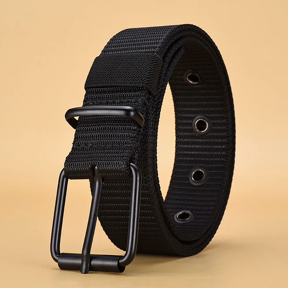 Fashionable Men's Pin Buckle Belt High Quality Simple Outdoor Adventure Multifunctional Belt Retro Men's Birthday Gifts