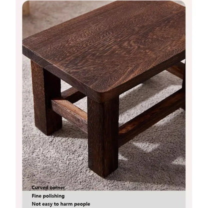 Solid Wood Stool Adult Shoe Changing Stool For Daily Household Kitchen Bathroom Living Room Garden Wooden Step Stool Supplies