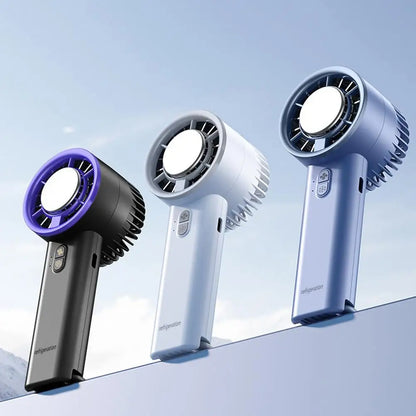 Portable High Speed Cooling Handheld Fan 18650 high-performance battery High Airflow with Outdoor Portable Fan