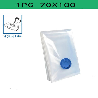 Vacuum Storage Bags Vacuum Seal Bag Space Saving Bags for Comforters Clothes Pillow Bedding Blanket Storage
