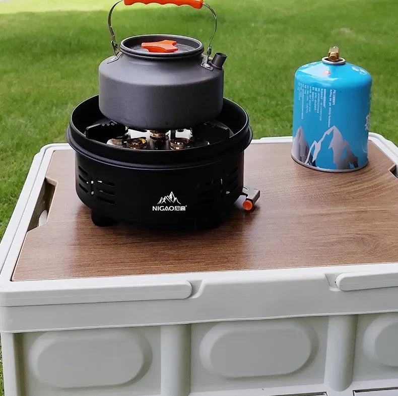 Seven Star Outdoor High Mountain Portable Gas Stove Split Type Camping Cooking Burner QBA