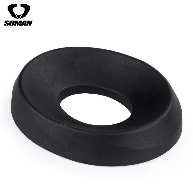 Motorcycle Helmet Stands Round Helmet Donut Ring Service Pad Portable for Clean Visor Remove Pads and Installing Equipments
