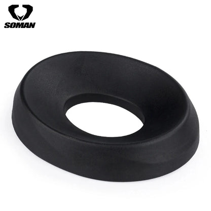 Motorcycle Helmet Stands Round Helmet Donut Ring Service Pad Portable for Clean Visor Remove Pads and Installing Equipments