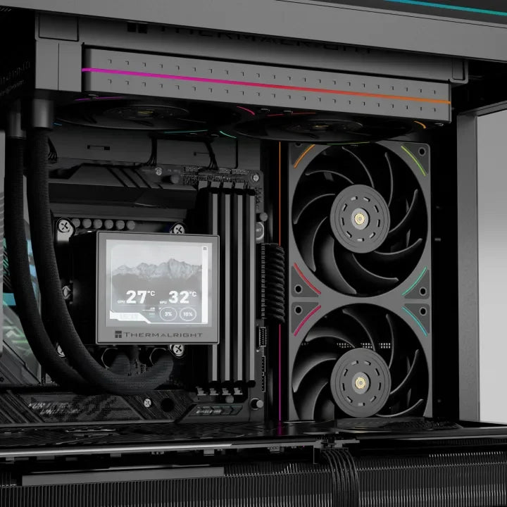 Thermalright 240mm Case Fan TL-UB24 CPU Cooling Fan ARGB 240mm 2 In 1 Fan Design Static Pressure Optimize Fan Reverse