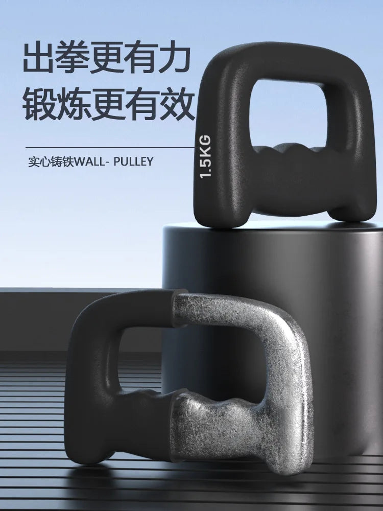 Ergonomic Hand Shaped Dumbbell Jogging Walking Cardio Dumbbells for Glute Bridge Butt Workout