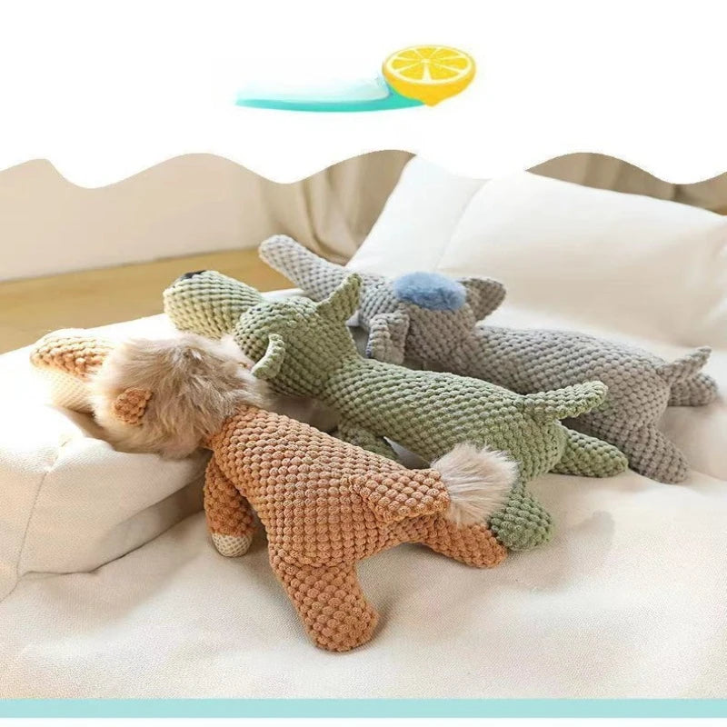 Pet toys dogs and cats bone resistant tear resistant bite resistant sound making grinding teeth cotton rope plush pet dog