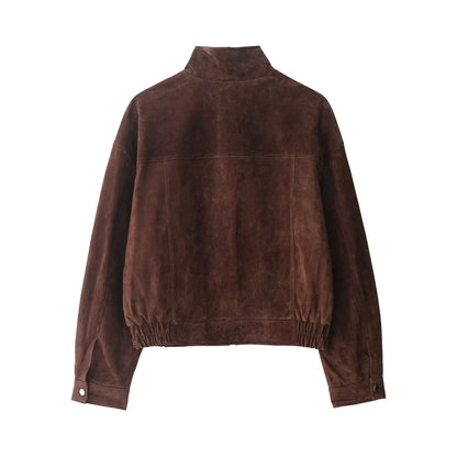 Women's Autumn Jackets 2025 New Fashion Big Pocket Elegant Women's Loose Warm Jackets Autumn Street Chic Young Student Coats