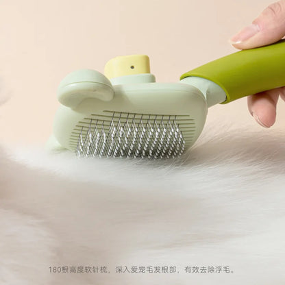 Pet Bath Cleaning Grooming Brush Floating Hair Comb Dog Relaxing Massage Grooming Comb