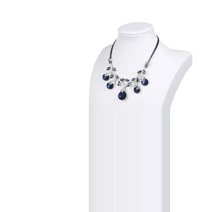 PU/Leather Necklace Display Stand Rack Jewelry Organizer Tray Showing Holder Packaging Display Bust Jewelry Showcase