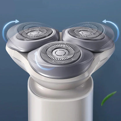 XIAOMI Mijia S101 Electric Shaver for Men, Rechargeable Fast Beard Shaving Razor, 3D Floating Dry Wet Shaving, IPX7 Waterproof