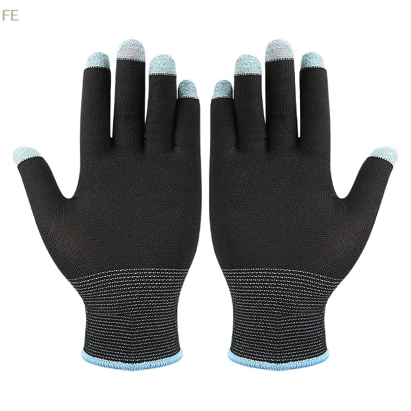 [F] 1Pair All Finger Operations Gaming Gloves Providing Accurate Screen Interaction For Mobile Devices For Winter Warmth