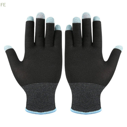 [F] 1Pair All Finger Operations Gaming Gloves Providing Accurate Screen Interaction For Mobile Devices For Winter Warmth