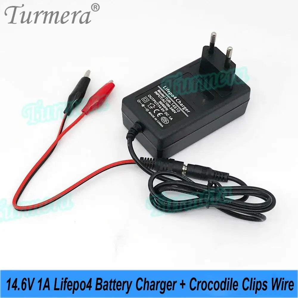 Turmera 12V 7A Lifepo4 Battery Box with 4S 40A Balance BMS 1X4 32650 32700 Holder Replace Lead-Acid Battery Use (Only Empty Box)