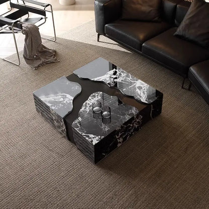 Modern Luxury Coffee Table Marble Coffee Table Living Room Home Minimalist Aesthetic Mesas De Centro Para Sala Home Furniture