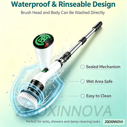 Household Cordless Multipurpose Spin Scrubber Kitchen Gadgets Hair Brushes Bathroom Broom Toilet Mops Electric Cleaning Brush