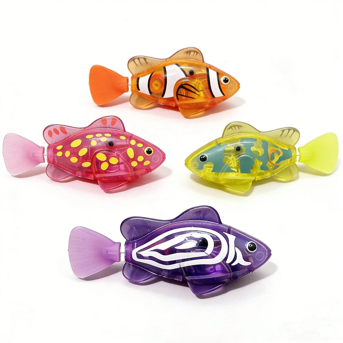 Pet Cat Toy LED Interactive Swimming Robot Fish Toy, Glowing Electric Fish Toy for Cats, Stimulates the Hunting Instinct of Pets
