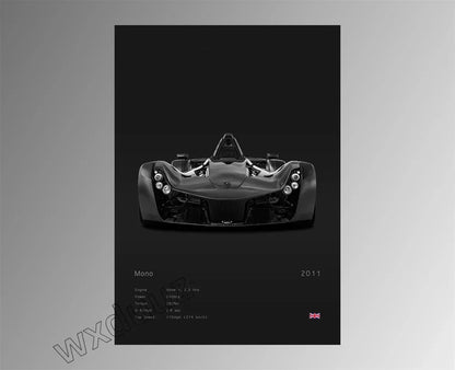 Modern Design Home Decoration Classic Popular Car Brand Motorsport Supercar Canvas Painting Wall Art Aesthetic Room Decor Poster