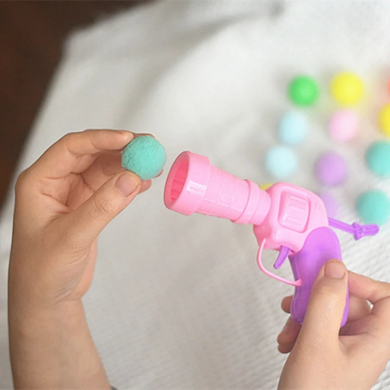 Colorful Plush Ball Cat Toys for cats Molar Bite Resistant Bouncy Interactive Funny Cat Balls Chew Toy Training Toy Pet products