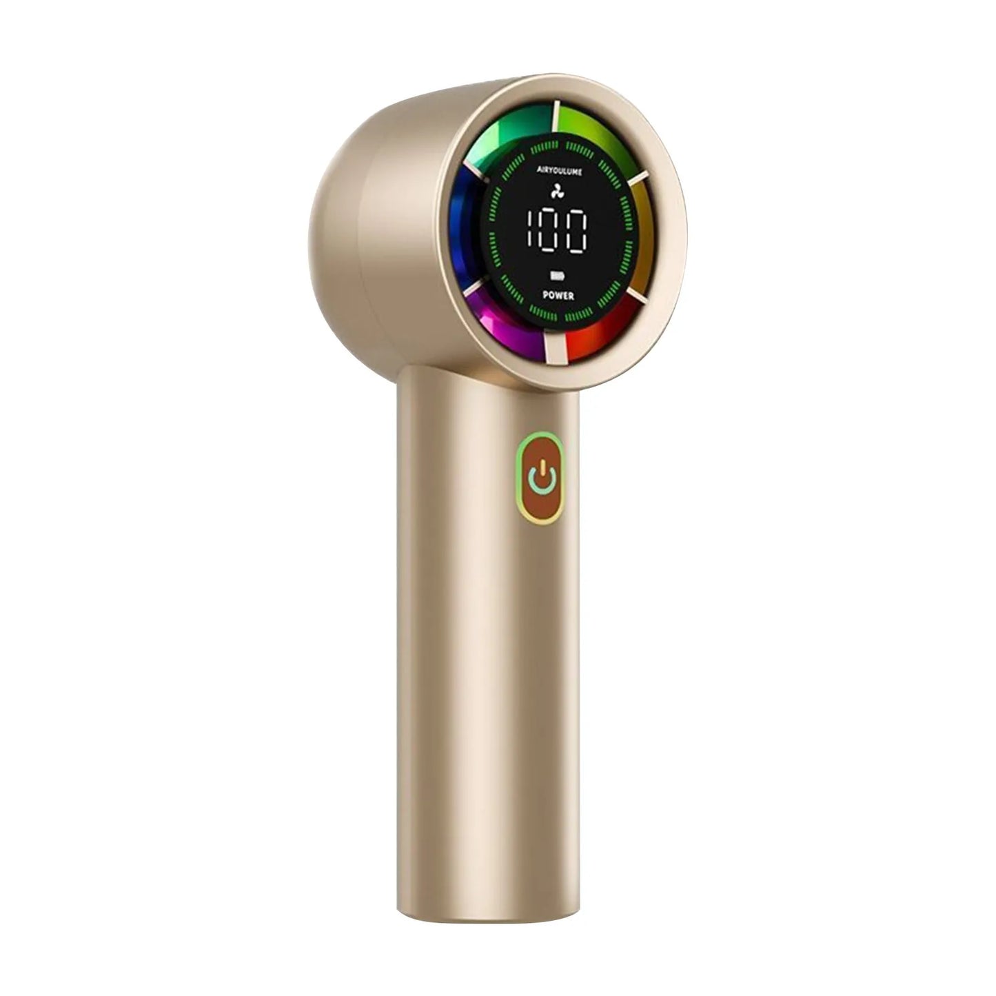 Portable Handheld  MINI Fan USB Rechargeable Mini Fan With Digital Display Screen Small Electric Fan for Outdoor Camping