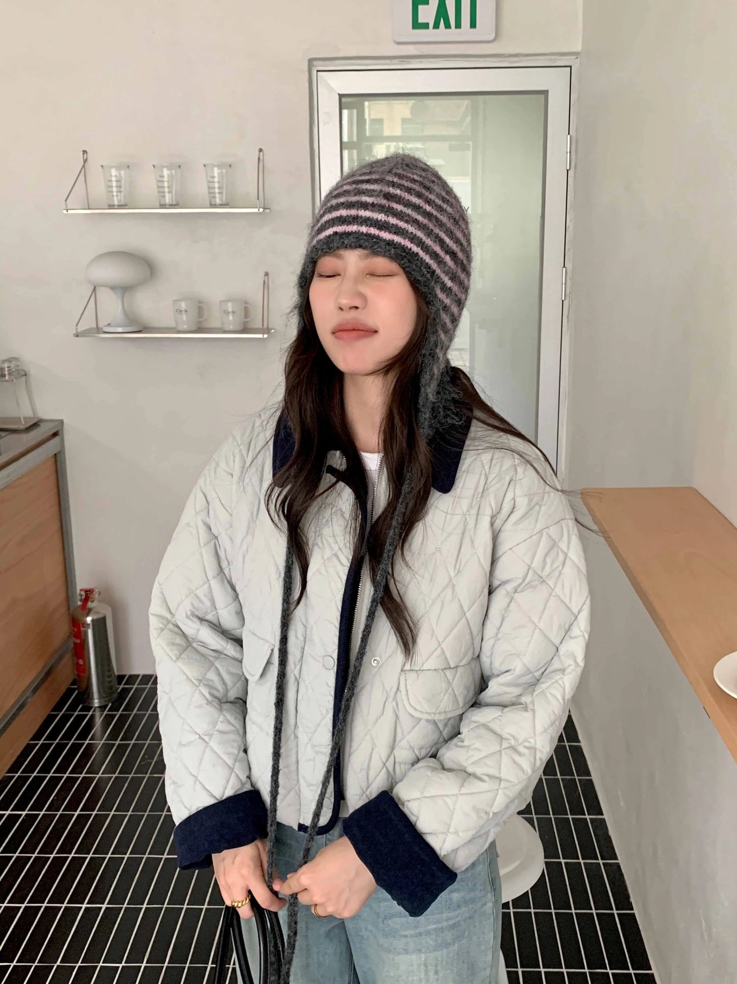 2025 new Fashion Knitted Hat Women Autumn Winter Skullies Beanies Ladies Colorful Earflap Cap Female Handmade Tassels Beanie Hat