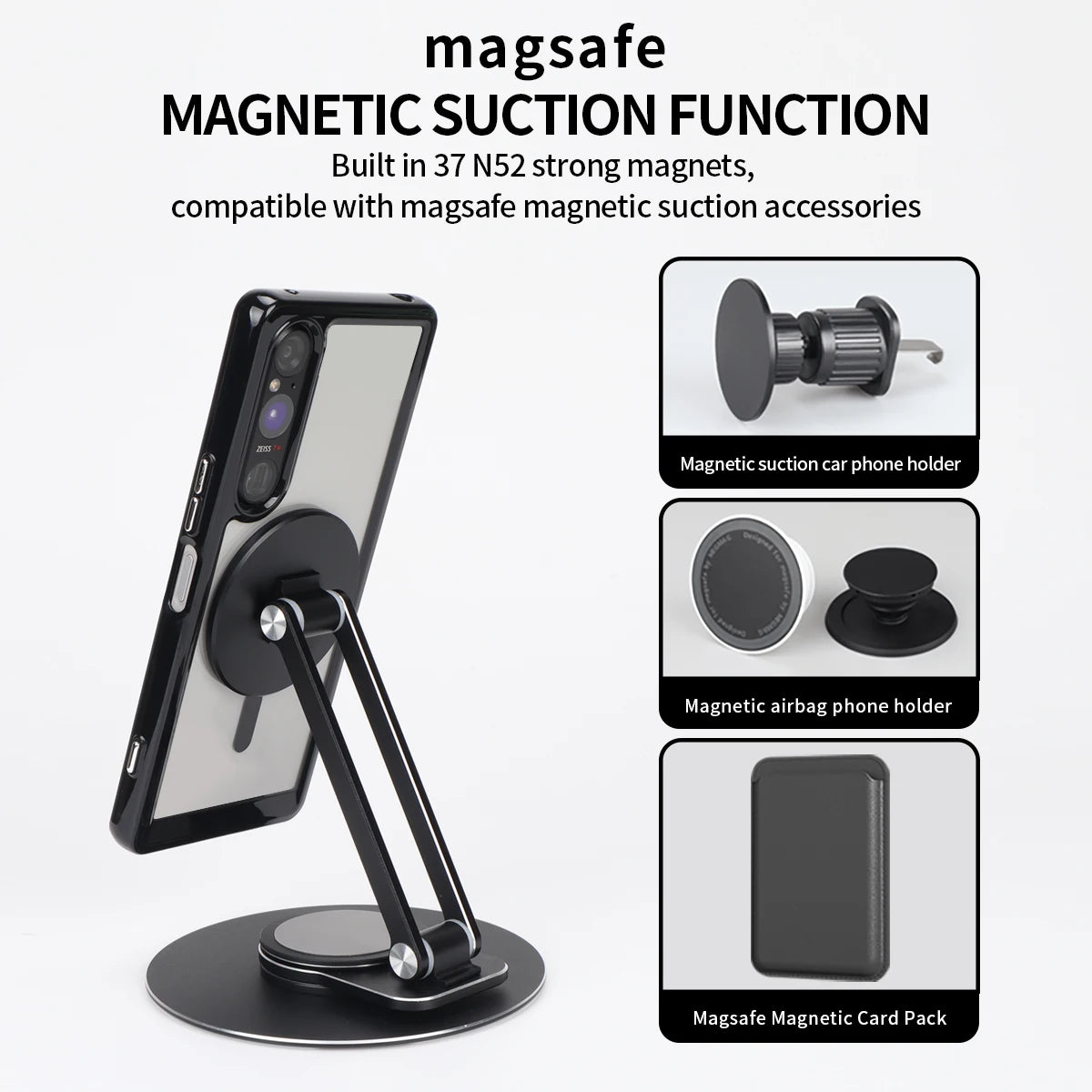 Magnetic Luxury Matte Translucent Armor Shockproof Case For Sony Xperia 1V Sony Xperia 1VI 1VIIFor Magsafe Wireless Charge Cover