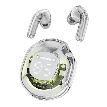 T8 PRO TWS Bluetooth-Ohrhörer, transparent mit LED-Digitalanzeige, kabelloser In-Ear-Kopfhörer für Xiaomi, Huawei, iPhone