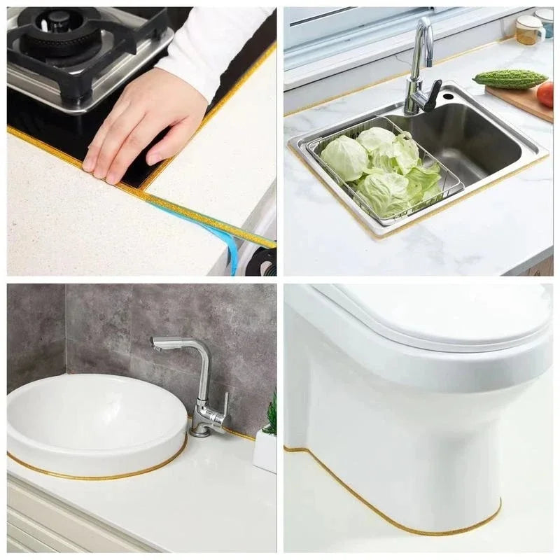 YITAPE 6M Self-Adhesive Ceramic Tile Gap Tape Waterproof Mildewproof Wall Floor Seam Decorative Strip for Kitchen Bathroom
