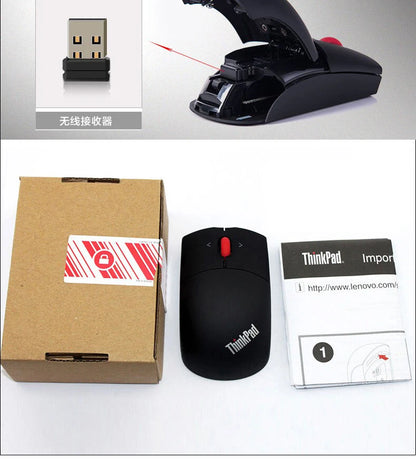 Lenovo ThinkPad Wireless Mouse Wireless Laser Mouse Computer Office Black Bluetooth Mouse