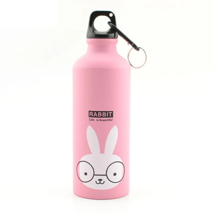 Camping Alloy Water Bottle 500ml Outdoor Portable Cycling Water Bottle