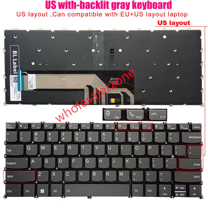New for Lenovo ThinkBook 14 G4,14 G4 IAP,14 G4 ABA,ThinkBook Yoga 14s,14s Yoga ITL,14s Yoga G2 IAP series laptop US Keyboard