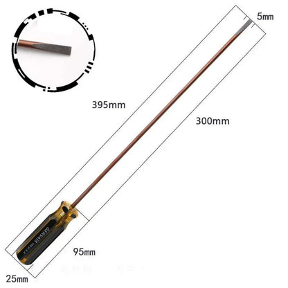 1/2Pcs Extra Long Screwdriver Set Professional Magnetic Slotted/Cross Screw Drivers For Sewing Machine Auto Repairing Tools