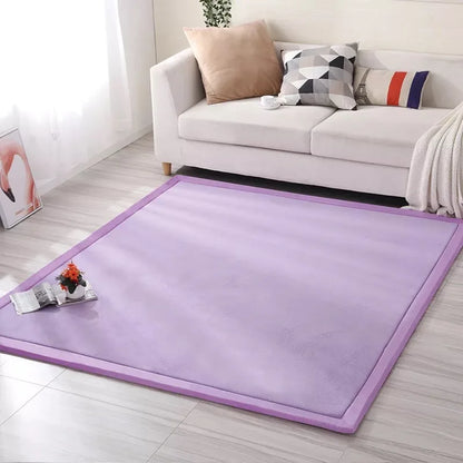 Coral fleece Tatami Mats Large Carpet Thickened Bedroom Carpet Children Climbed Playmat Home mattress Living Room Rug Floor Rugs