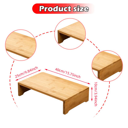 Wooden Office Footrest Adjustable Height Foot Rest  Portable Non-Slip Under Desk Footstool for Working And Gaming