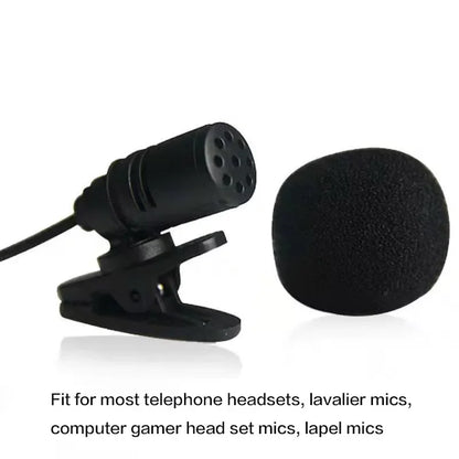 15/100PCS Microphone Replacement Foam Microphone Windscreen Headset Cover Telephone Headset Mic Cover Windshied Headset Foam