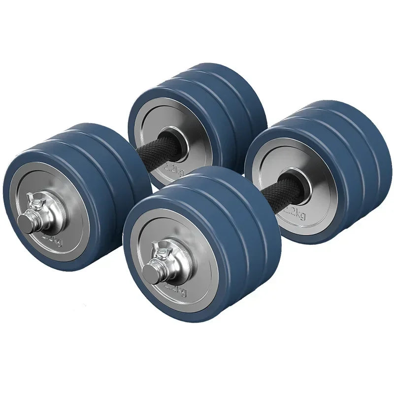 Dumbbell Household Rust Prevention Youth Barbell Household Men's Full Set of Dual-use Combination Fitness Equipment