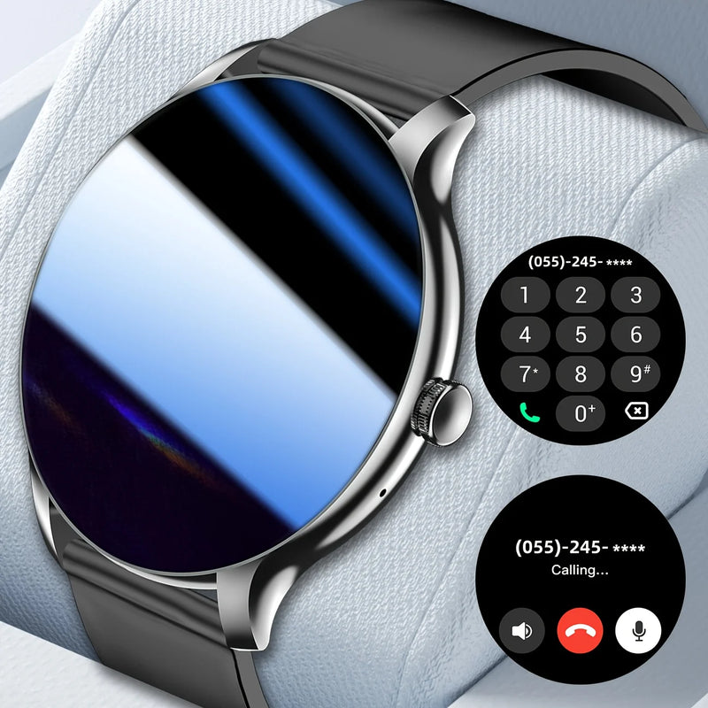 LAXASFIT 2026 New Fashionable Men's Smart Watch Wireless Call Digital Fitness Tracker Sports Smartwatch For Women's Android iOS