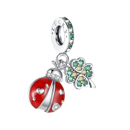 Colorful 925 Sterling Silver Mushroom Rabbit Beads & Toucan Dangle Charm Fits Bracelet Boutique Beautiful Pendant Gifts