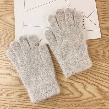 Gloves women's winter cute plush warm riding gloves women gloves womens gloves women winter gloves winter gloves women