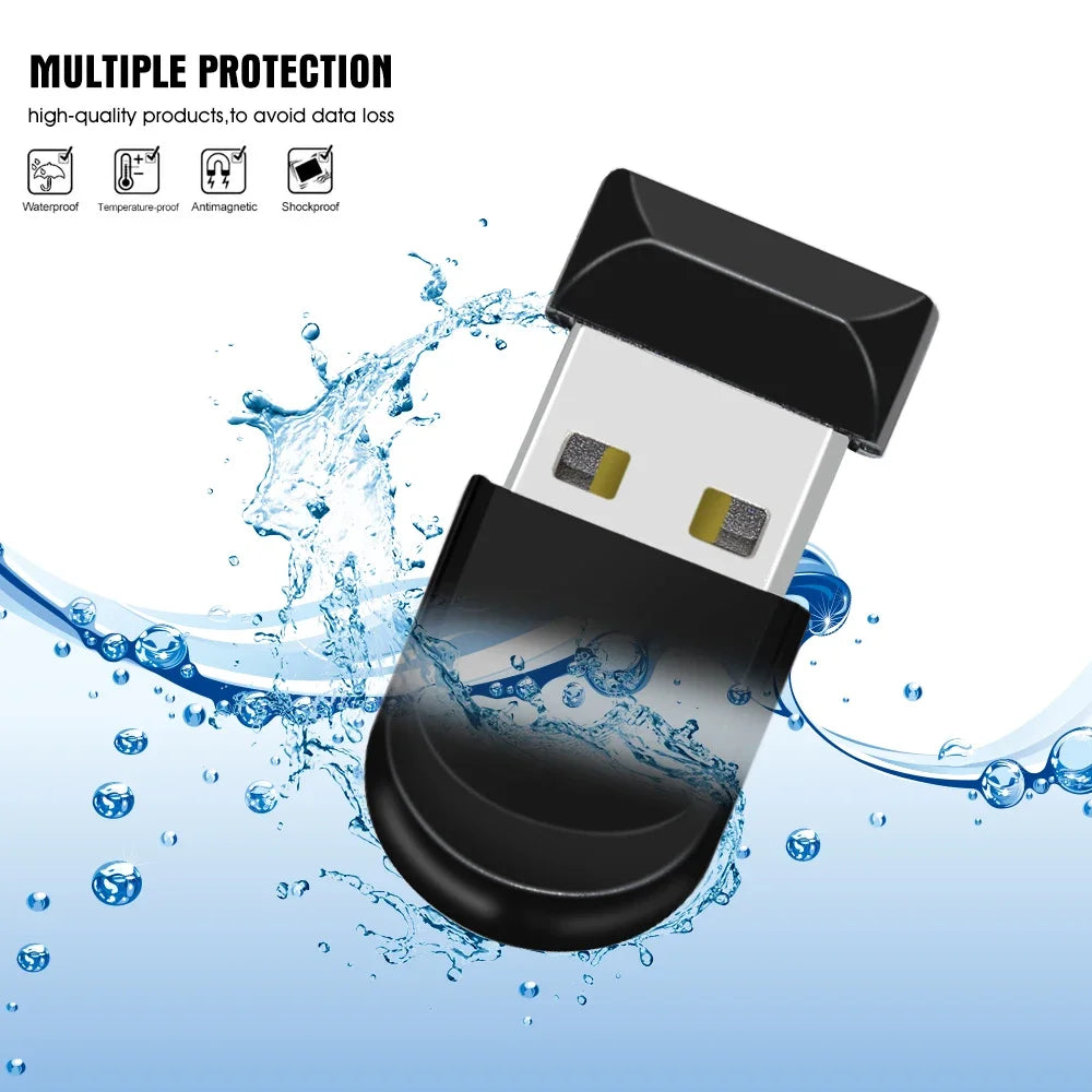 10/50/100PCS super mini USB Flash Drive 32GB Pen Drive 64GB Mini USB 2.0 Flash Disk 16GB 128GB Memory Pendrive Cle Stick 8gb 4gb