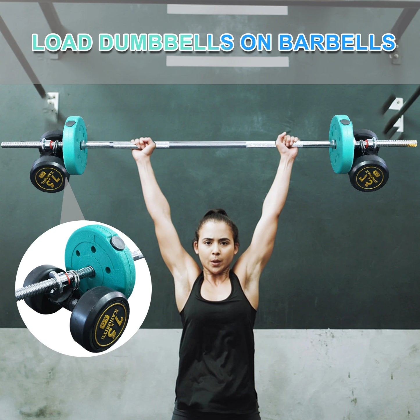 Loading Dumbbells Strap  for Dip Belt Squat Pull-up ,Load Dumbbells Kettlebells on Barbells Weightlifting  Accessory