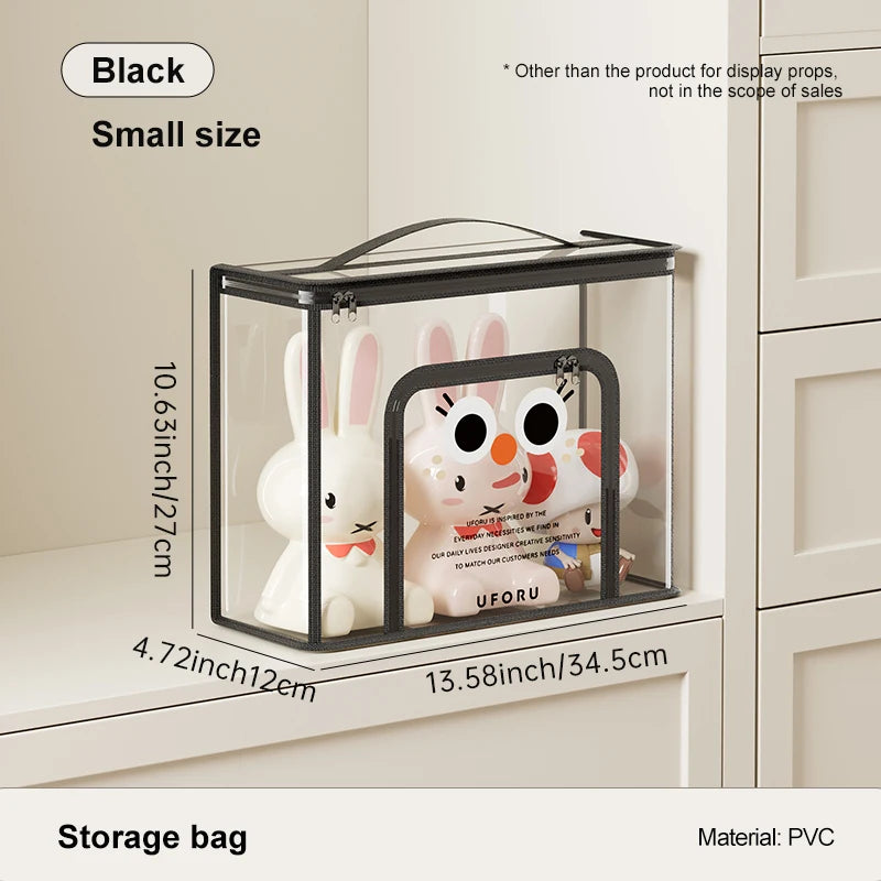 UFORU Toy storage bag large capacity basket home living room high appearance level baby wooden box finishing box artifact