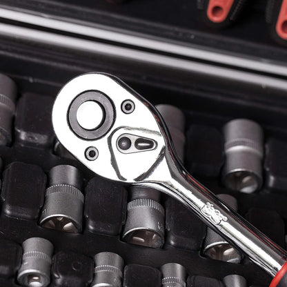 1/4 1/2 3/8 Inch Ratchet Wrench 24 Tooth Drive Ratchet Socket Wrench Tool Multi-funtion DIY Hand Tool Ratchet Handle Wrench