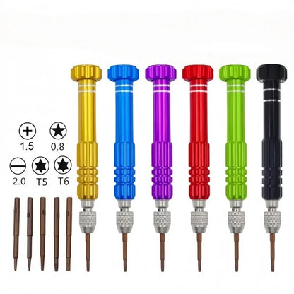 Screwdriver Disassembly Kit Universal 5 in1 DIY Disassembly Precision Multifunctional Watch Glasses Mobile Phone Repair Tool