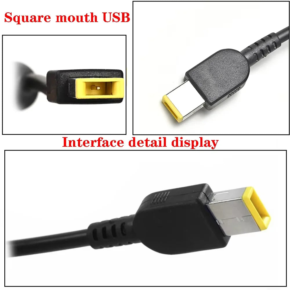 20V 6.75A 135W USB Laptop Ac Adapter Charger for Lenovo Y40-70 Y40-80 Y50-70 Y50-80 Y70-70 Y70-80 Y520-15 Y530-15 Y70-70 Y70-80