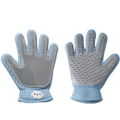 Pet Glove Cat Grooming Glove Cat Hair Deshedding Brush Gloves Dog Comb for Cats Bath Hair Remover Clean Massage Brush for Animal