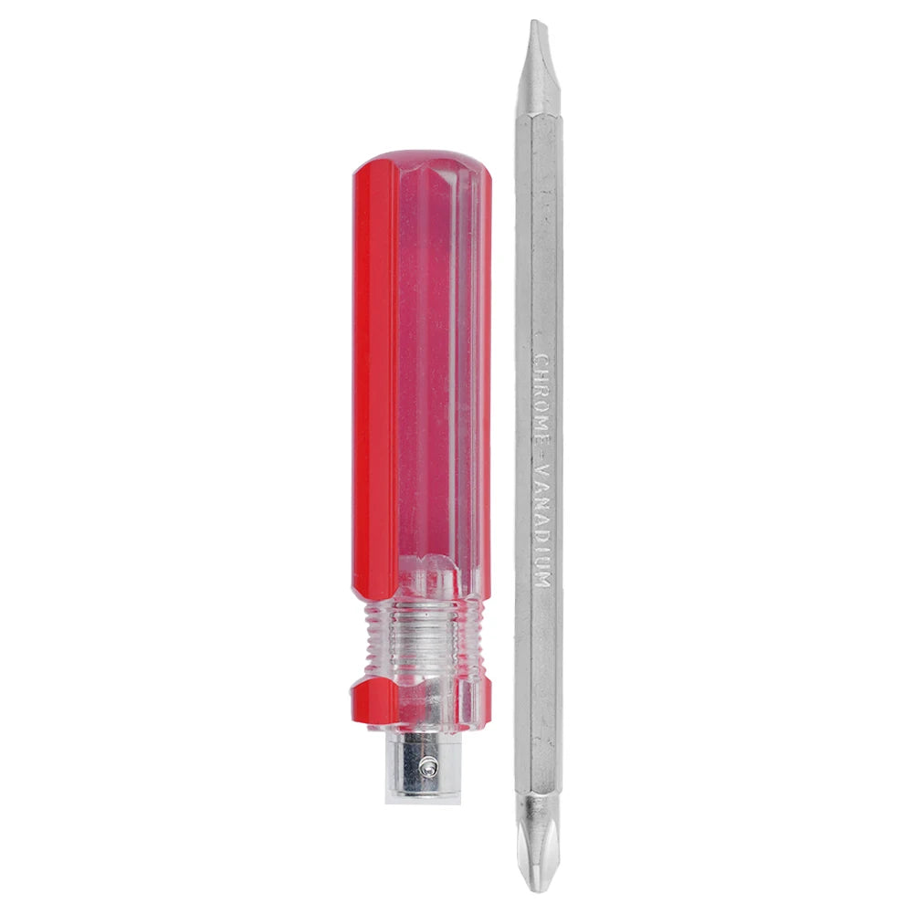 1PC 175mm Screwdriver 2 Sides Double Head Slotted Cross Screwdrivers Magnetic Tip Screw Driver Remover Repair Hand Tool